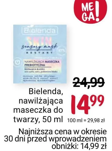 Bielenda Blueberry C-Tox Maseczka Smoothie do twarzy 8 g