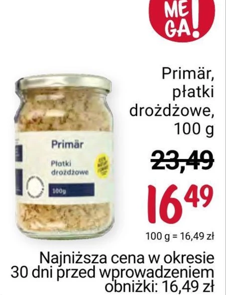 Płatki drożdżowe Primär