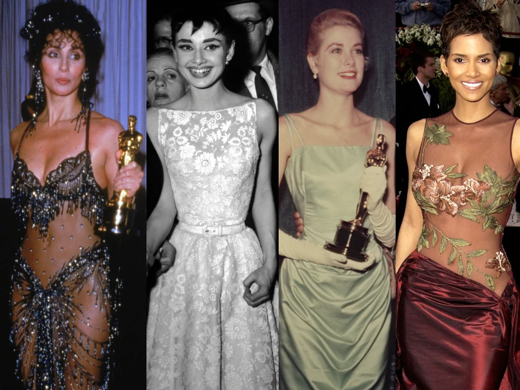 Dekolt, prześwity, siateczki... Te kreacje oscarowe są do dziś wspominane