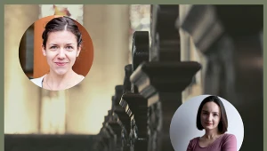 Po lewej stronie Aleksandra Maciejewska, po prawej stronie Katarzyna Zarosa