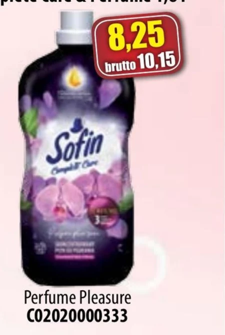 Sofin Complete Care Perfume Pleasure  Skoncentrowany płyn do płukania 1,8 l (72 prania)