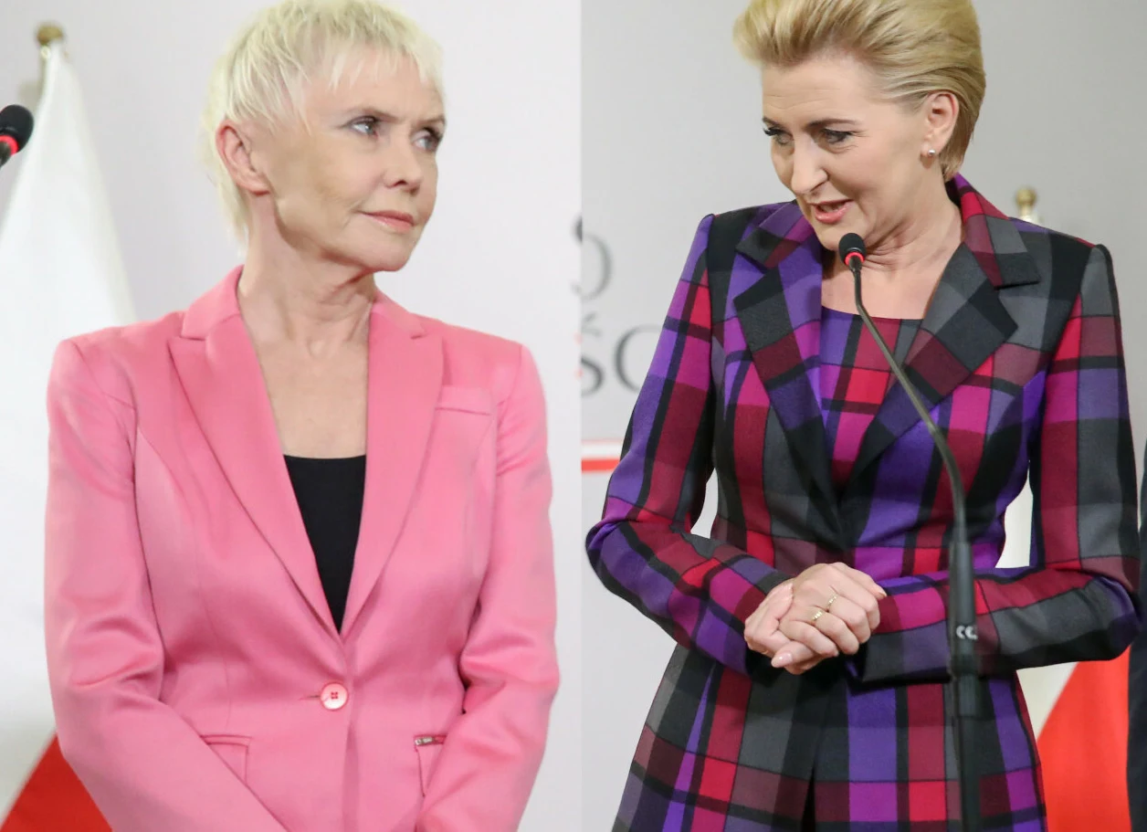 Ewa Błaszczyk i Agata Duda Ewa Błaszczyk i Agata Duda