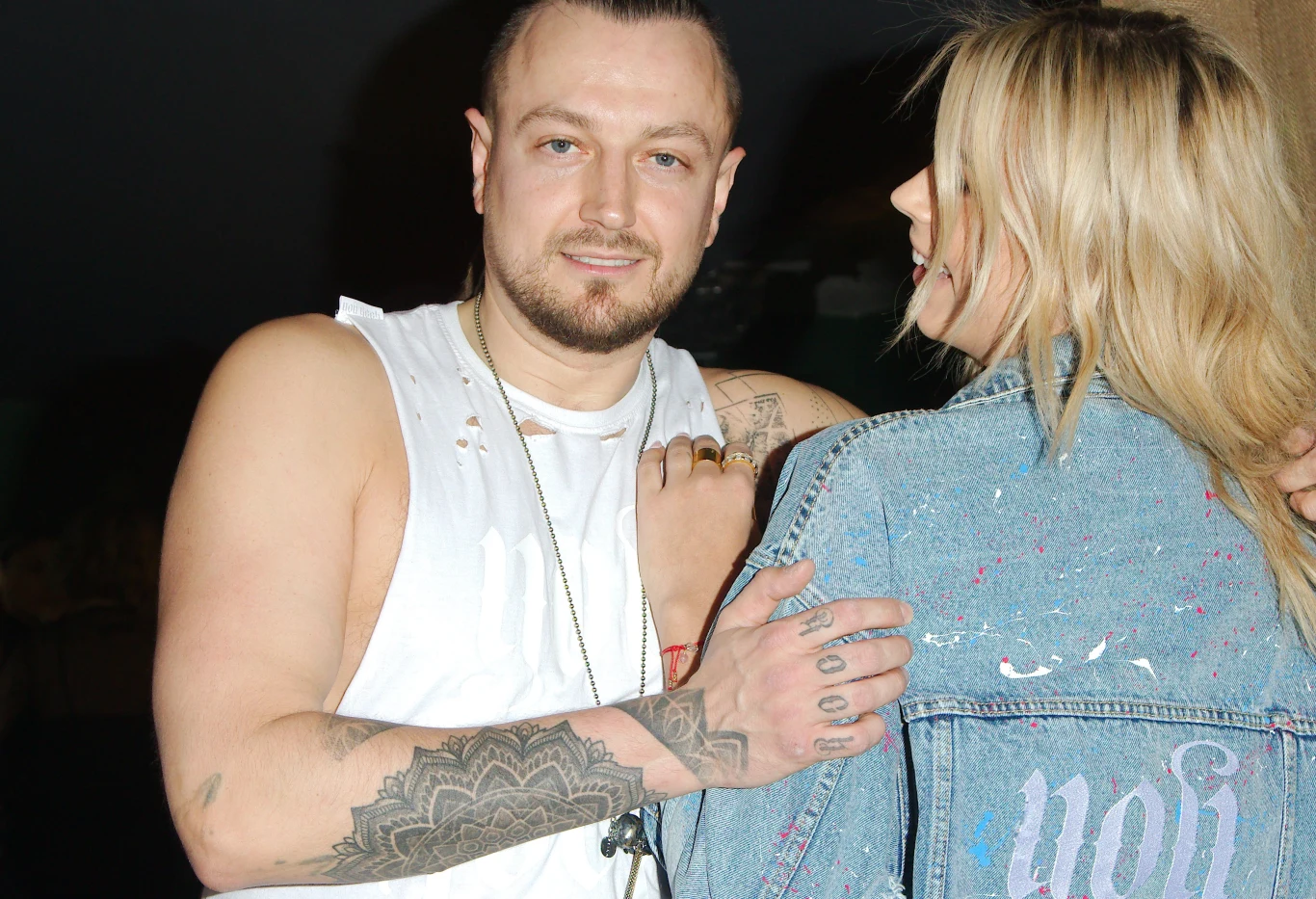 Baron z Sandrą Kubicką