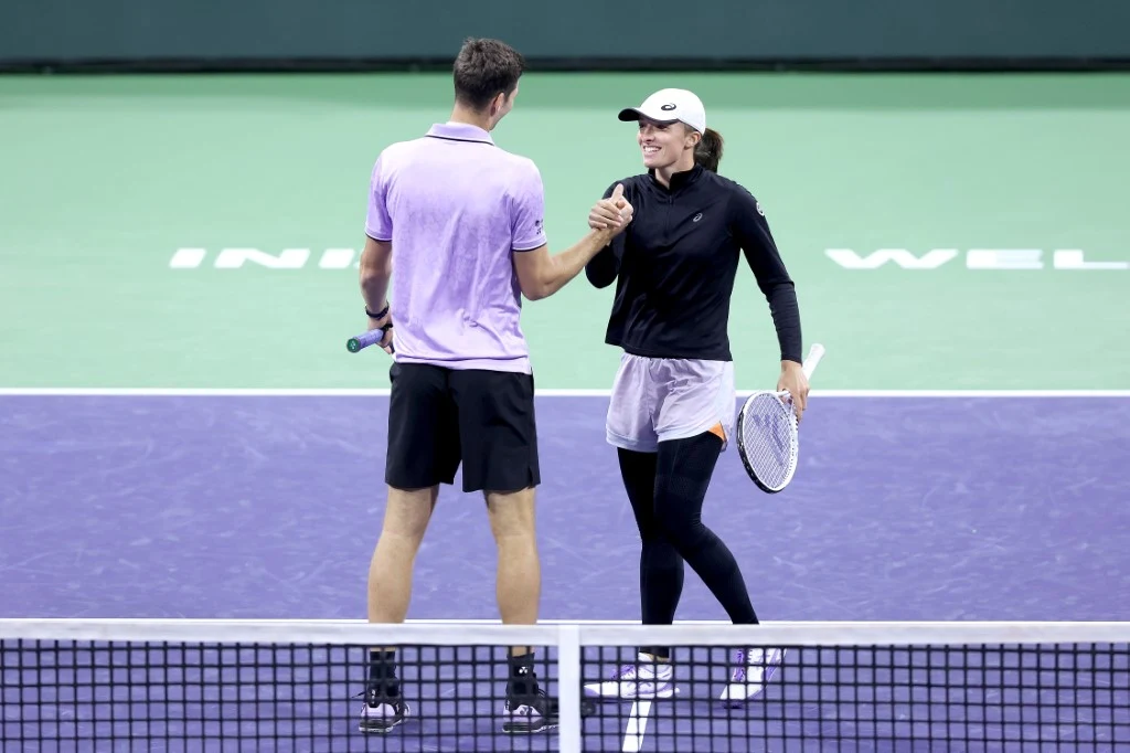 Hubert Hurkacz i Iga Świątek