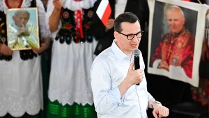 Premier Mateusz Morawiecki na spotkaniu z mieszkańcami Jasła