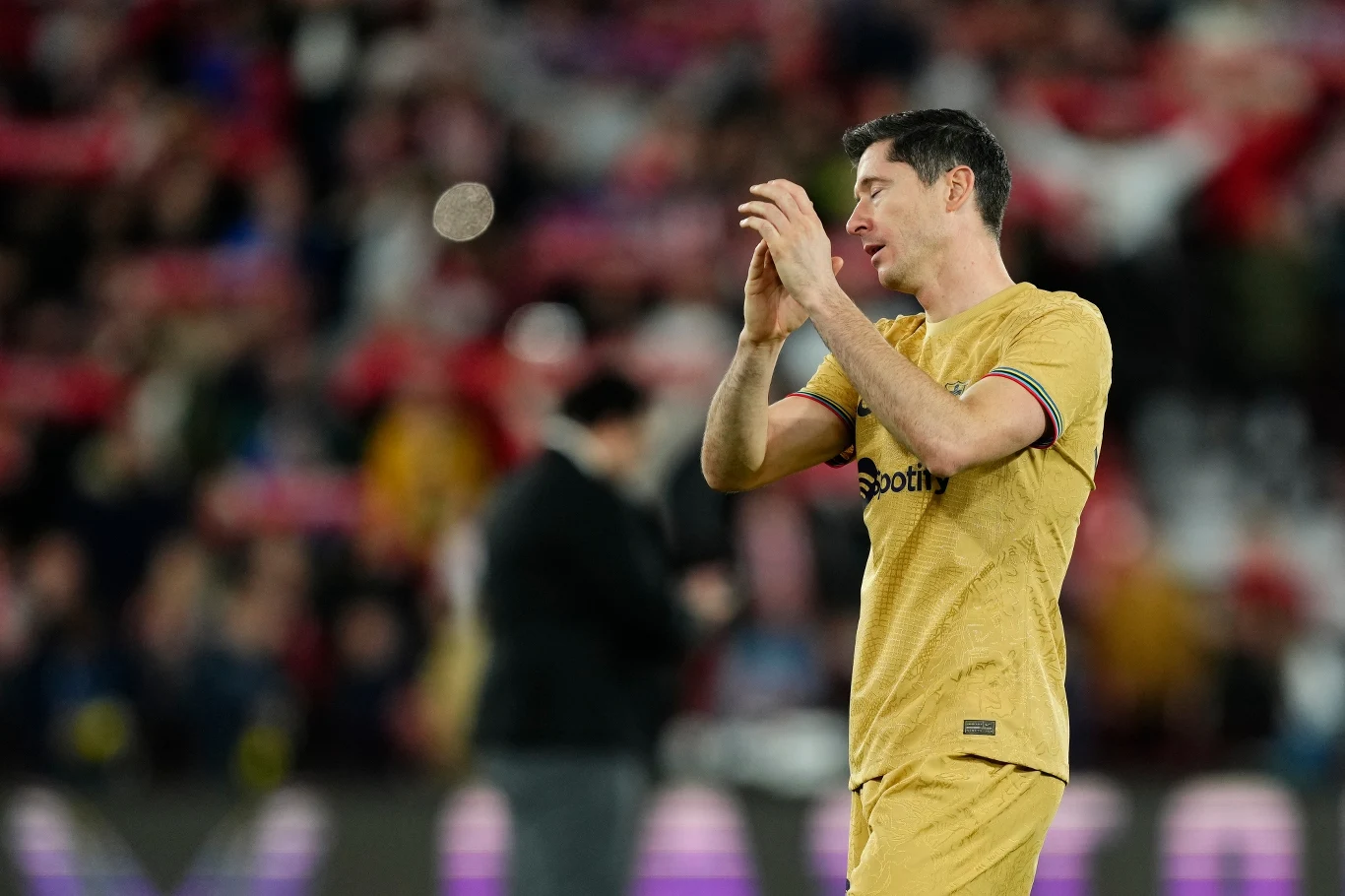 Robert Lewandowski w barwach Barcelony Robert Lewandowski w barwach Barcelony