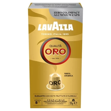 Lavazza Qualità Oro Kawa palona mielona w kapsułkach 55 g (10 sztuk) - 1