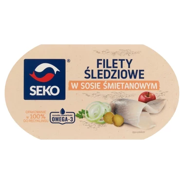 SEKO Filety śledziowe w sosie śmietanowym 250 g - 5