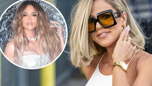 Khloe Kardashian kusi w skąpej sukience. Nie zabrakło zarzutów o retusz