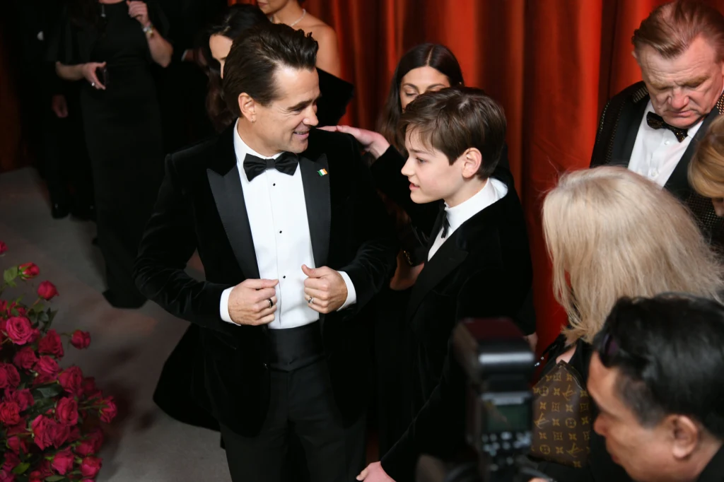 Colin Farrell z synem Henrym. Colin Farrell z synem Henrym.