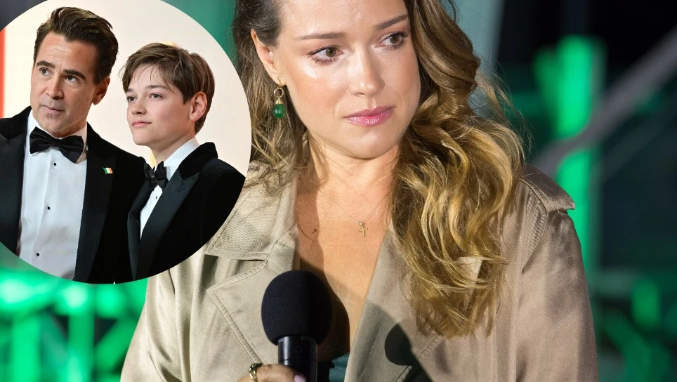 Alicja Bachleda-Curuś, Colin Farrell i Henry Tadeusz Alicja Bachleda-Curuś, Colin Farrell i Henry Tadeusz