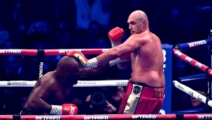 Tyson Fury powstrzymuje Dereka Chisorę