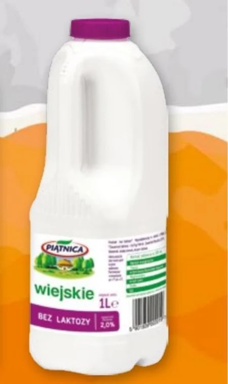 Piątnica Produkt mleczny bez laktozy 2,0% 1 l