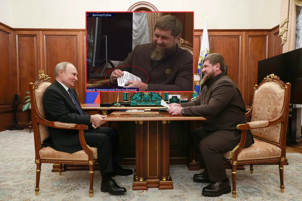 Rosja: Władimir Putin i Ramzan Kadyrow Rosja: Władimir Putin i Ramzan Kadyrow