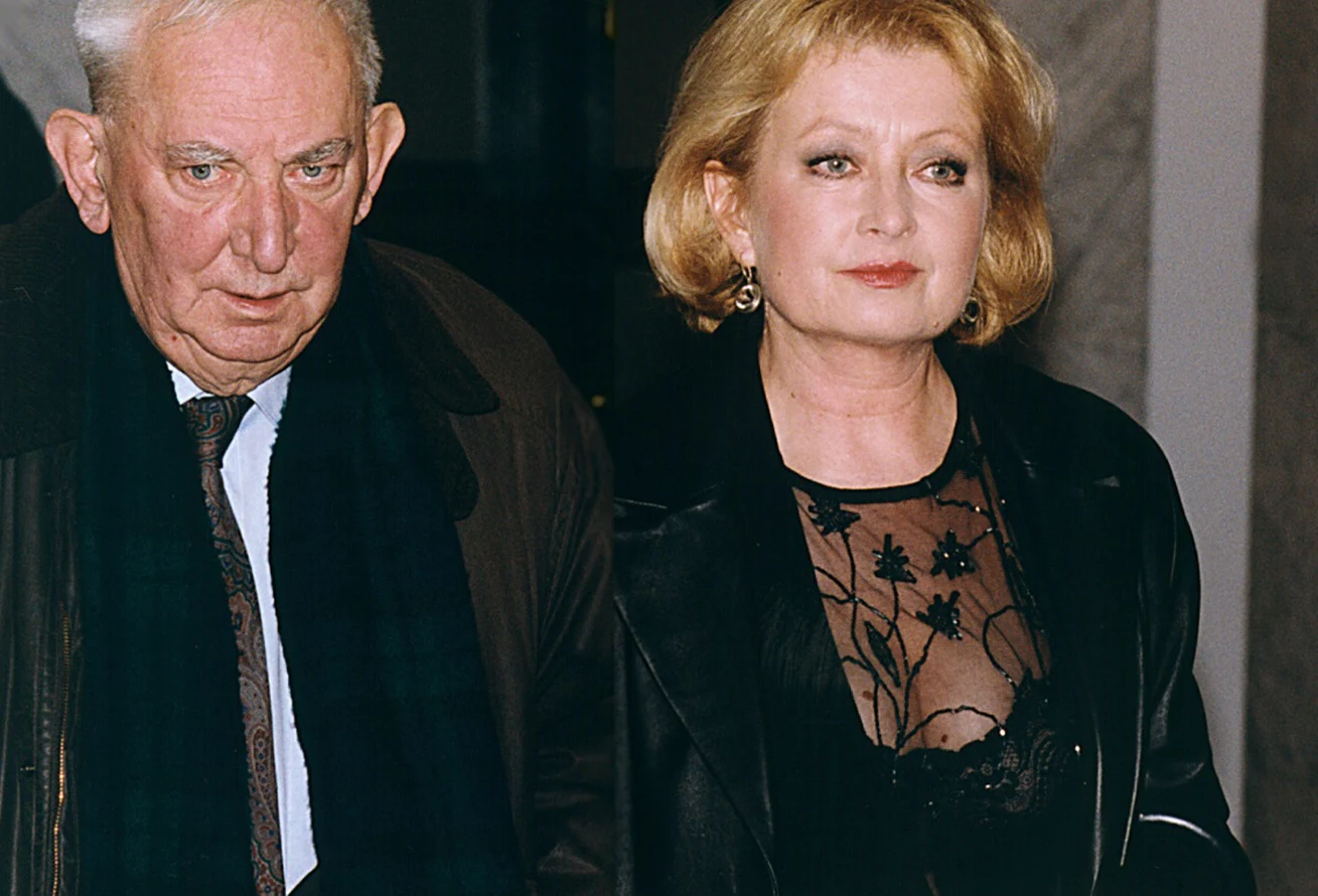 Gustaw Holoubek i Magda Zawadzka