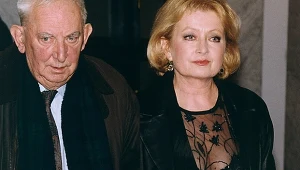 Gustaw Holoubek i Magda Zawadzka