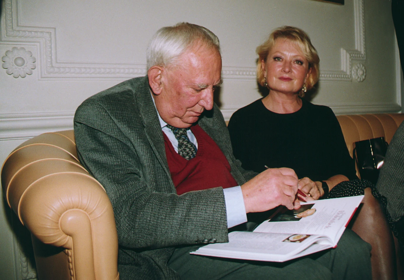 Gustaw Holoubek i Magda Zawadzka