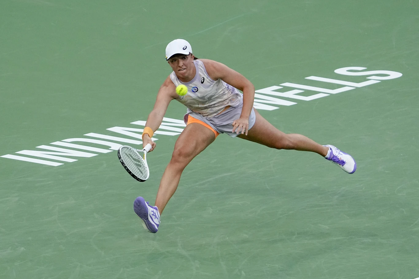 Iga Świątek w meczu z Biancą Andreescu