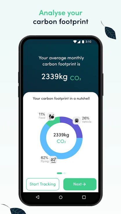 Aplikacja Carbon Footprint & CO2 Tracker