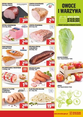 Słoneczko - codziennie świeże produkty