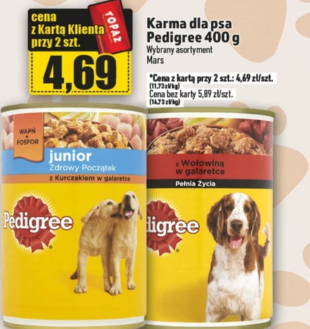 Karma dla psa Pedigree