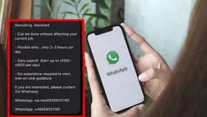 Wiadomość z propozycją pracy. Oszuści nabierają właścicieli iPhone’ów