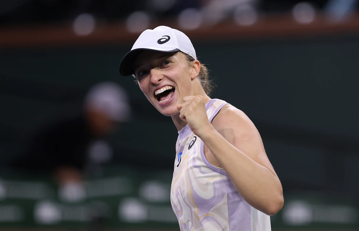 Iga Świątek w Indian Wells "wykręca" niesamowite statystyki