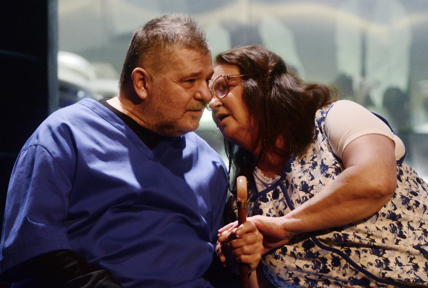 Krzysztof Globisz i Anna Dymna Krzysztof Globisz i Anna Dymna