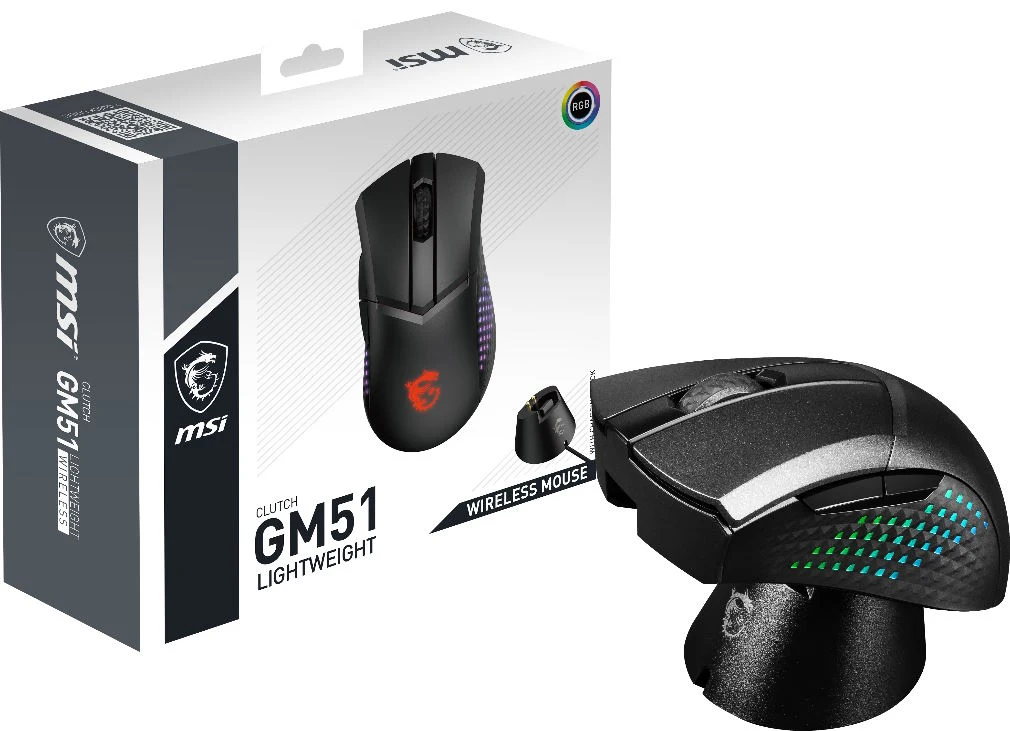 MSI Clutch GM51 Lightweight Wireless MSI Clutch GM51 Lightweight Wireless