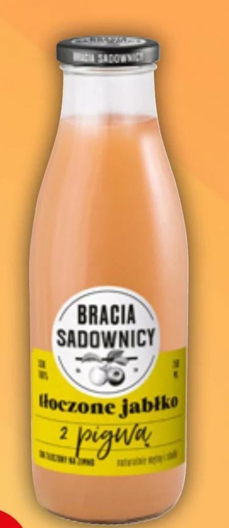 Bracia Sadownicy Sok tłoczone jabłko słodkie odmiany 750 ml