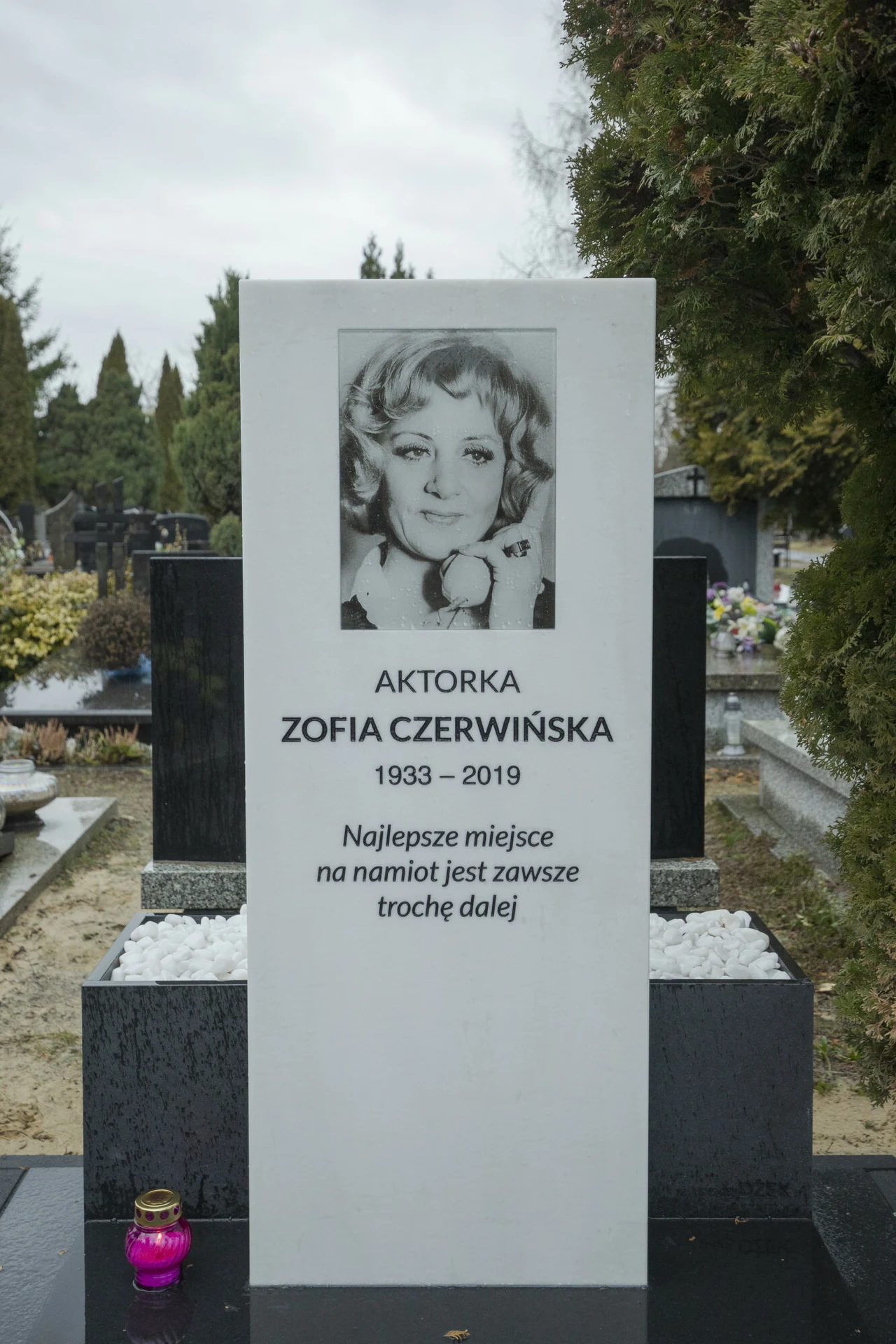 Grób Zofii Czerwińskiej Grób Zofii Czerwińskiej