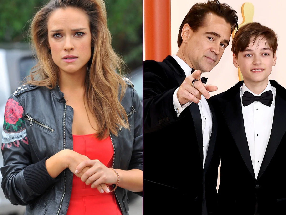 Alicja Bachleda-Curuś, Colin Farrell, Henry Tadeusz Farrell Alicja Bachleda-Curuś, Colin Farrell, Henry Tadeusz Farrell