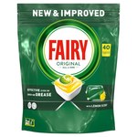 Fairy Original Cytryna Tabletki do zmywarki All In One, 40 kapsułek