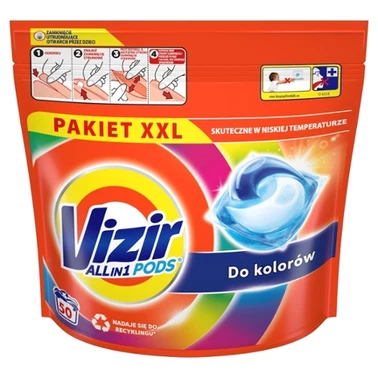Vizir Platinum PODS Do kolorowych ubrań Kapsułki do prania, 50 prań - 2