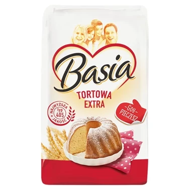 Basia Mąka tortowa extra pszenna typ 405 1 kg - 1