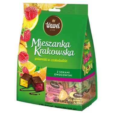 Wawel Mieszanka Krakowska Galaretki w czekoladzie 245 g - 0