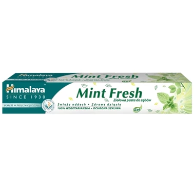 Himalaya Gum Expert Ziołowa pasta do zębów w żelu odświeżająca oddech Mint Fresh 75 ml - 3