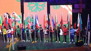 Ceremonia otwarcia mistrzostw świata w boksie kobiet w New Delhi