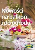 Nowości na balkon i do ogrodu IKEA marzec