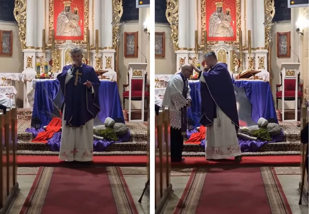 Ks. Bartłomiej Przybylski wygłosił kazanie w młodzieżowym stylu Ks. Bartłomiej Przybylski wygłosił kazanie w młodzieżowym stylu