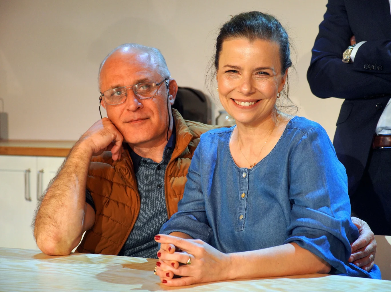 Agata Kulesza i Przemysław Bluszcz