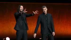 Keanu Reeves i reżyser "Johna Wicka" Chad Stahelski