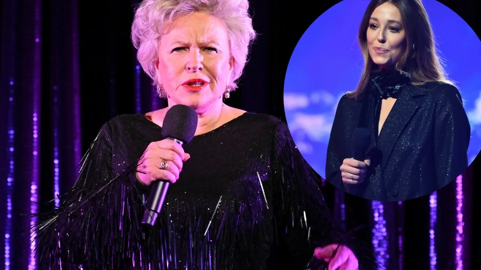 Krystyna Janda i Izabella Krzan. Krystyna Janda i Izabella Krzan.