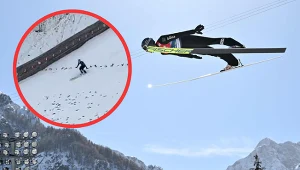 Skoki narciarskie w Vikersund. Jarl Magnus Riiber w akcji