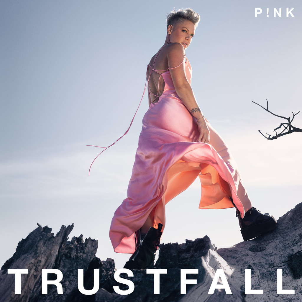 Okładka albumu Pink "Trustfall"