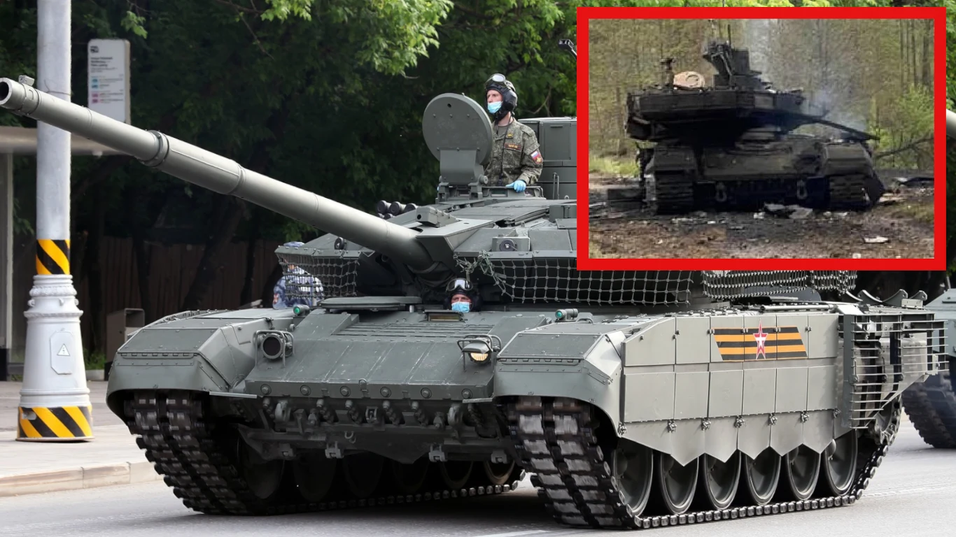 Ukraińcy przeanalizowali najnowszy rosyjski czołg T-90M Proryw-3. To złom Ukraińcy przeanalizowali najnowszy rosyjski czołg T-90M Proryw-3. To złom