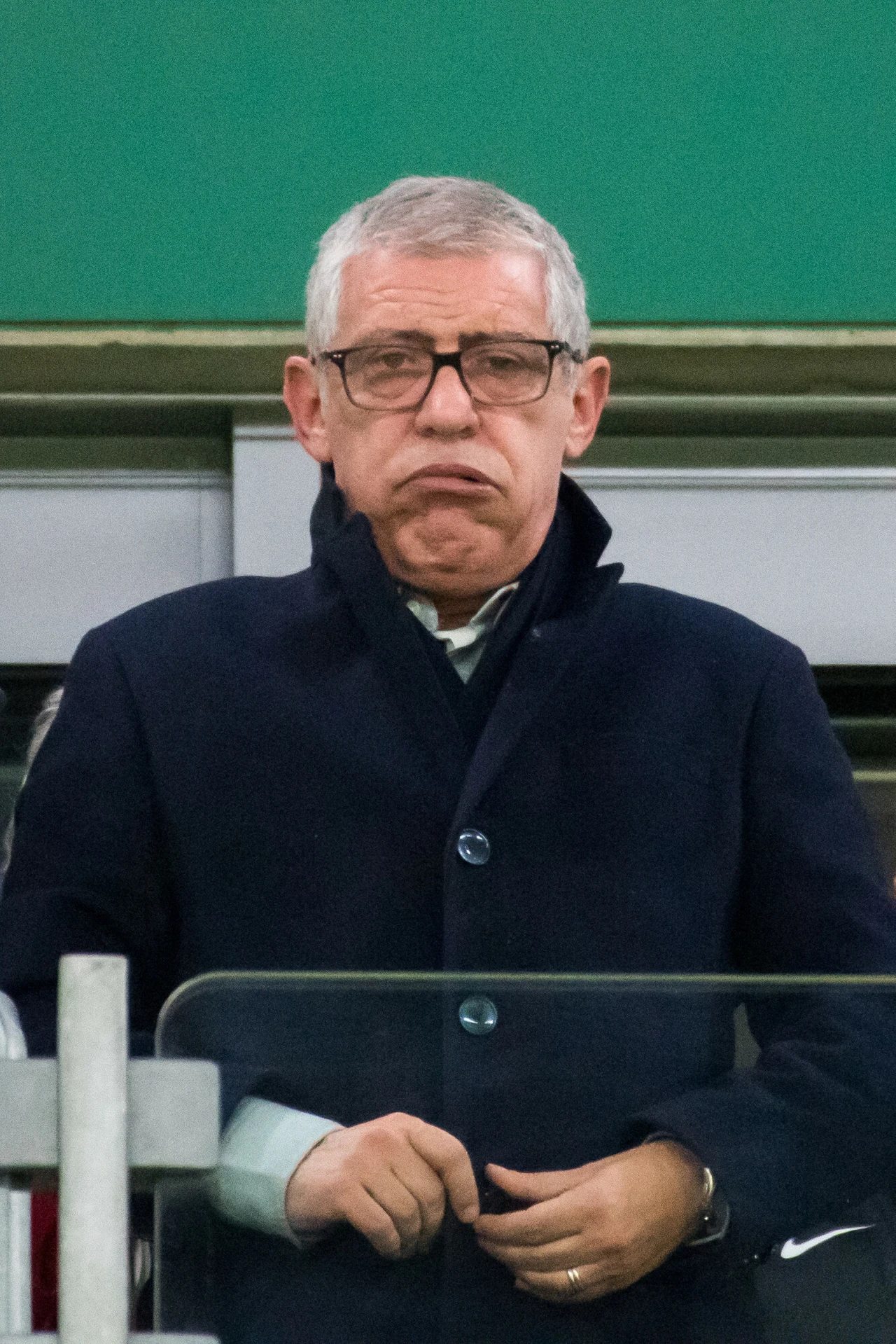Fernando Santos na meczu Ekstraklasy Fernando Santos na meczu Ekstraklasy