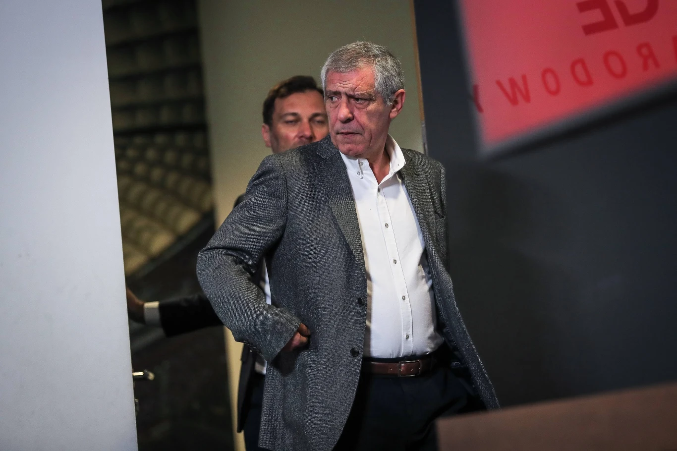 Fernando Santos na konferencji prasowej Fernando Santos na konferencji prasowej