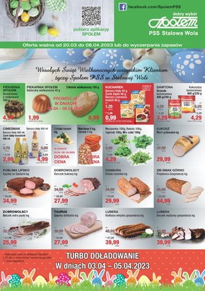 PSS Społem Stalowa Wola - oferta handlowa