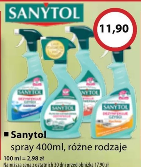 Spray czyszczący Sanytol